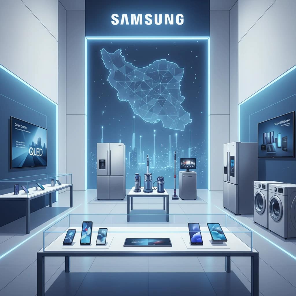 شرکت سامسونگ در ایران | تاریخچه، محصولات و خدمات Samsung شرکت-سامسونگ-ایران
