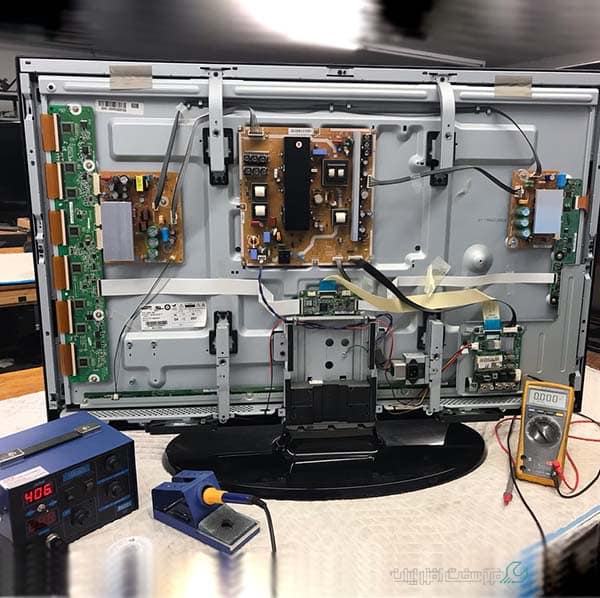 آموزش تعمیرات تلویزیون| راهنمای گامبهگام عیبیابی Step-by-step TV repair tutorial