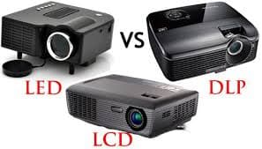 ویدئو پروژکتور LCD، LCoS و DLP | مقایسه انواع پروژکتورها و تکنولوژیها Comparison of LCD, LCoS, DLP data projectors